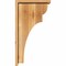 Ekena Millwork Yorktown Rough Sawn Corbel w/Backplate, Western Red Cedar, 8"W x 14"D x 26"H COR08X14X26YOR01RWR - alternate 3